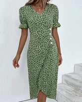 Giselleâ„?- Floral V-Neck Dress