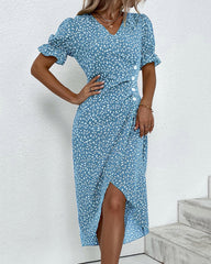 Giselleâ„?- Floral V-Neck Dress