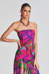 Nicole Silk Chiffon Dress