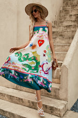 Seeker Folklore-Print Dress