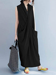 Intertwined Solidity Maxi Dress