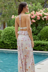Agathe Floral Print Midi Dress