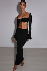 Priscilla Top + Maxi Skirt Set