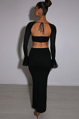 Priscilla Top + Maxi Skirt Set