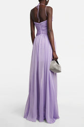 Ruched Cutout Maxi Dress