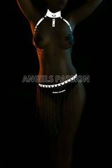 Chain Skirt, Chain Reflective Harness Set