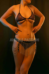 Leather Chain Skirt Fantasy Clothing