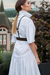 Stylish Leather Women's Belt, Belt Over Dress, Women's Belt Over T-Shirt