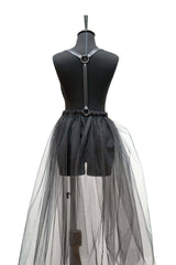 Long Tulle Harness Skirt
