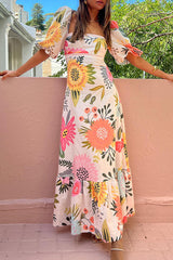 LILAâ„?- Maxi Dress with Floral Print