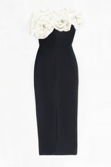 Solene Flower Bandage Dress