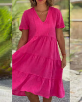 Zoeyâ„?- Casual Summer V-neck Dress