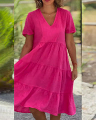 Zoeyâ„?- Casual Summer V-neck Dress