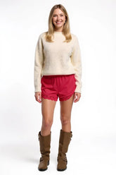 Silk Shorts - Red