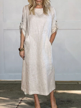 Colleenâ„?- Elegant Pocket Midi Dress