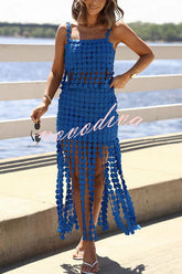 Riviera Rhythm Skirt �Circle Fringe Maxi