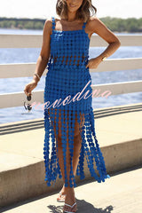 Riviera Rhythm Skirt �Circle Fringe Maxi