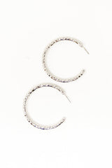 Luxe Texture Hoop Earrings