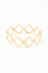 Endless Clover Link Stretch Bracelet