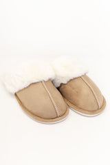 *DOORBUSTER* Fuzzy Steps Closed Toe Slippers