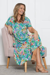 Brighton Dress - Tropical Paisley