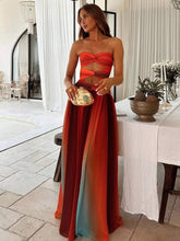 Sardinia Sunset Dress �Ombre Cutout Maxi