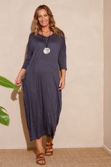Elvira Dress - Charcoal