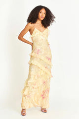 Isla Sunset Ruffle Dress