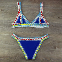 Chic High-Waist Bikini �Crisscross Style