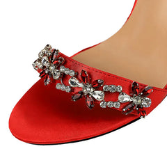 Fell Like Broken Glass Heeled Sandals