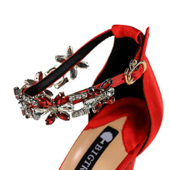 Fell Like Broken Glass Heeled Sandals