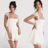 ETSUKO Lace Mini Dress