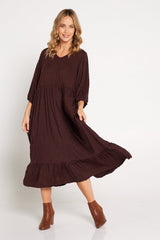 Leith Dress - Chocolate