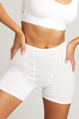 SoftFlexâ„?Modal Boxer Briefs in White
