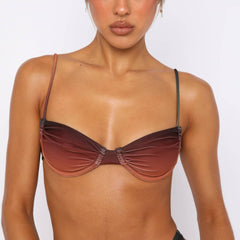 Luxe Strappy Swimsuit �Golden Hour