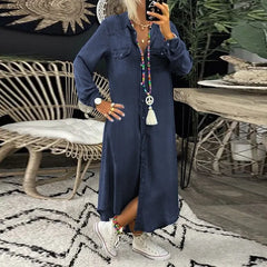 Sennaâ„?Elegant Boho Denim Dress