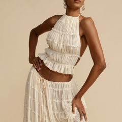 WENDYâ„?- Halter Top and Skirt Set