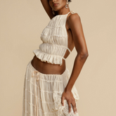 WENDYâ„?- Halter Top and Skirt Set