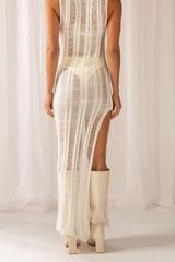 Perri Ladder Knit Maxi Dress