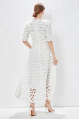 Emily in Paris White Maxi Dress