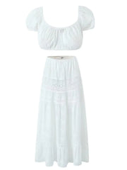 Turn Away From The Wall Skirt Set