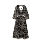 Bring Up The Drama Midi Dress
