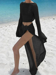 Slit Cut Swim Dress