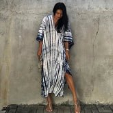 Tie-Dye Printed Luxe Throw-On