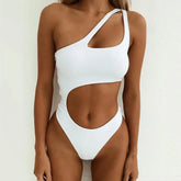One Shoulder Poolside Style
