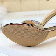 The Color Of The Pump Sandals