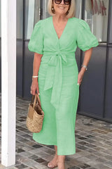 Shaylaâ„?- Elegant V-Neck Dress