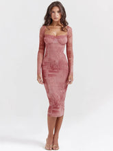 Beating In My Heart Midi Dress