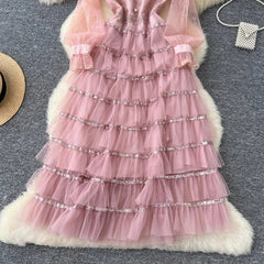 Getting In Pink Midi Dress