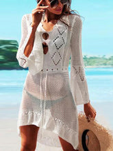 White Crochet Vacation Wrap
